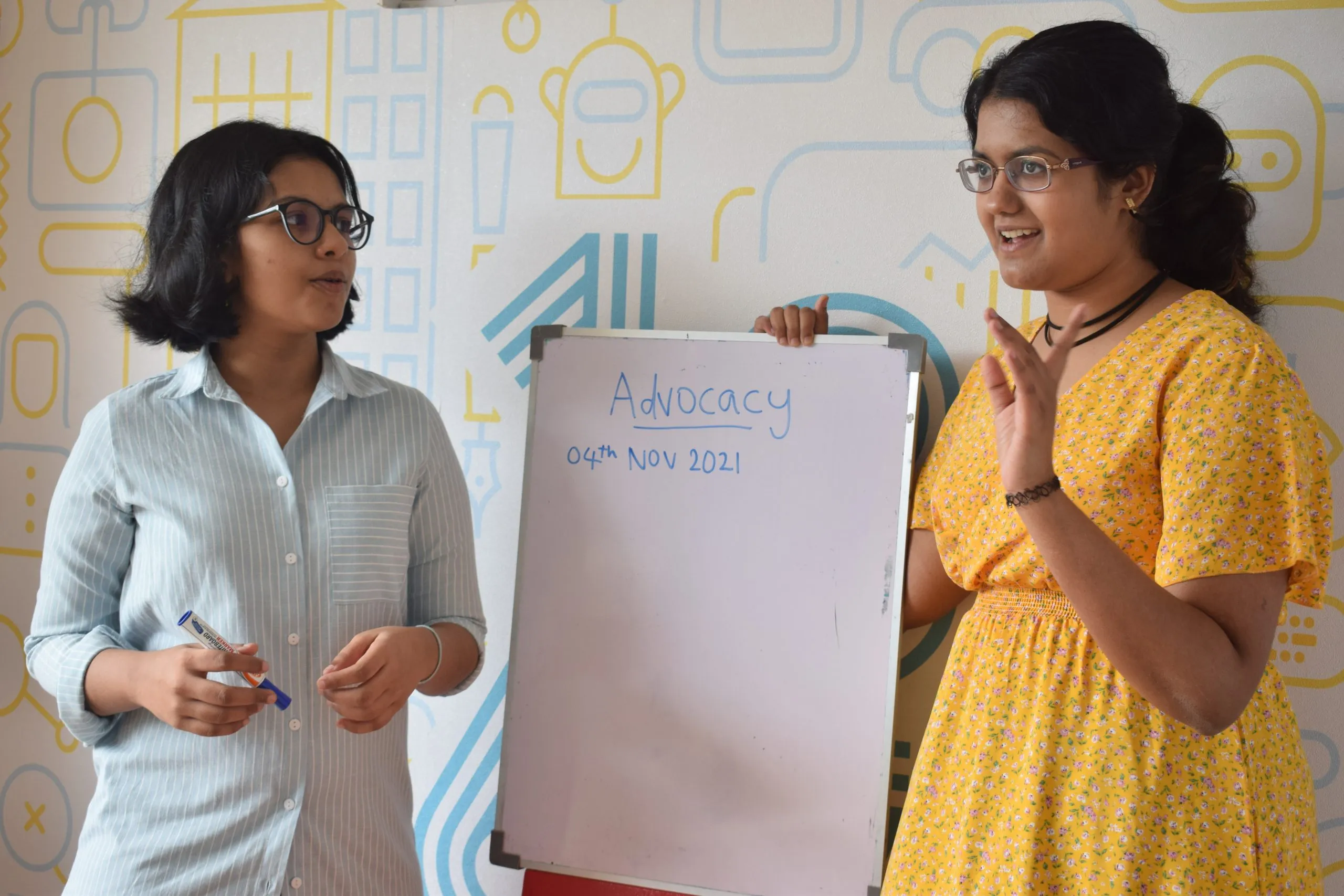 Group discussion at workshop