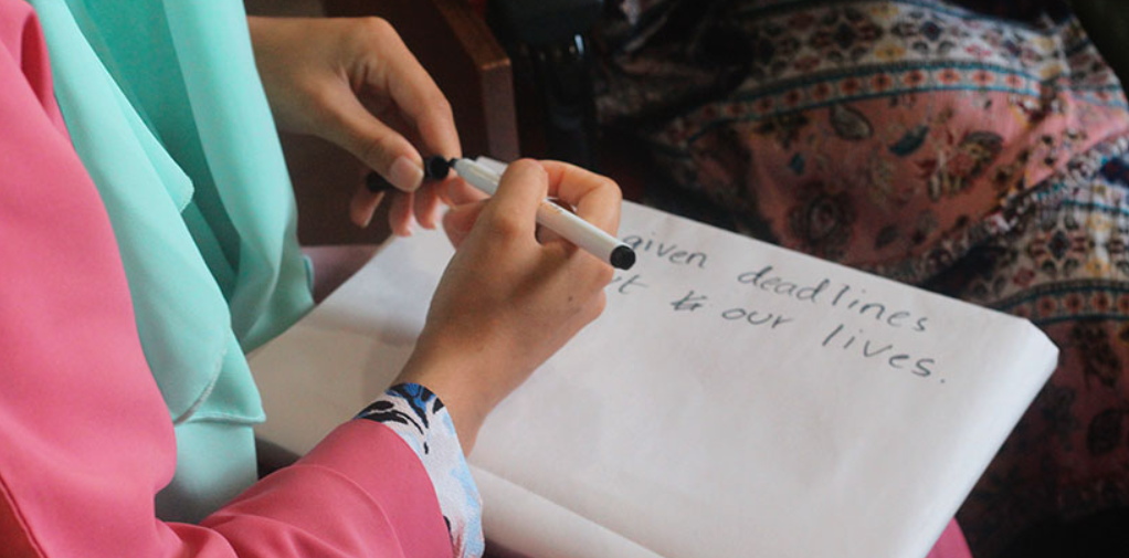 Girls want to have convos on issues that affect them