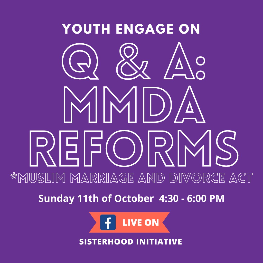 A Deeper Look Into The MMDA: Youth Engage Q&A by the Sisterhood Initiative and MPLRAG